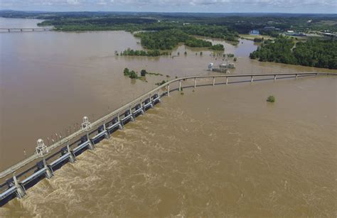 Record Flooding Causes Levee Breach In Western Arkansas