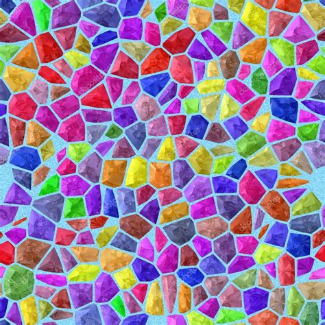 Color Tiles Seamless Mosaic — Stock Photo © Cobracz 63700695