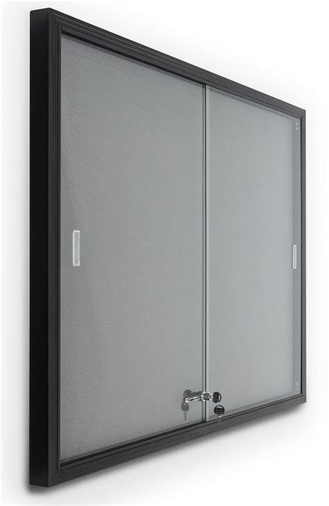 Aluminum Frame Bulletin Board Sliding Glass Doors With Lock