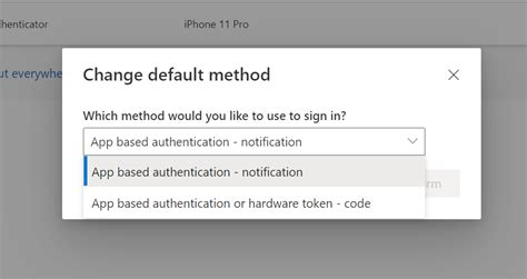 Microsoft Authenticator App Sign In Method Types For Microsoft 365