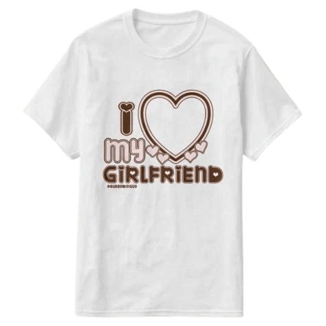 personalizowana koszulka i love my girlfriend