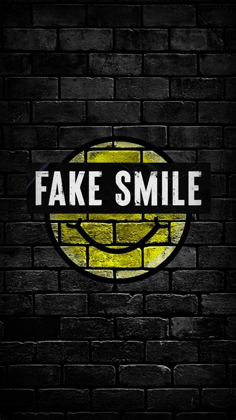 Fake Smile Aesthetic Wallpaper