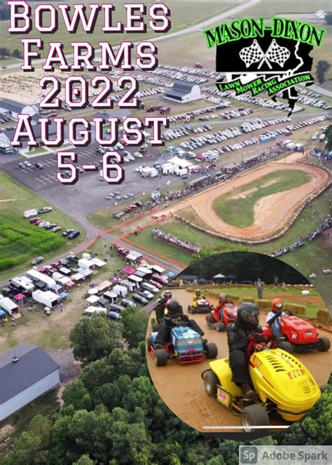 Mark You Calendars Bowles Farms Summer National Lawn Mower Races Will