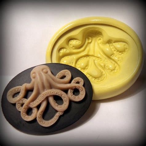 octopus flexible silicone rubber mold mould soap molds food soap making recipes