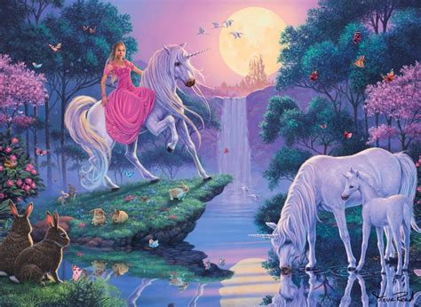 Princess With Unicorn Horse Fairy Tale Story Images For