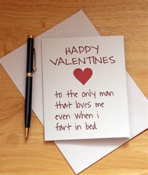 Valentines Fart Card For Boyfriend T For Him Love Card Etsy