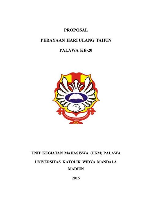 Contoh Proposal Kegiatan Kampus Pdf - Rumah Siswa