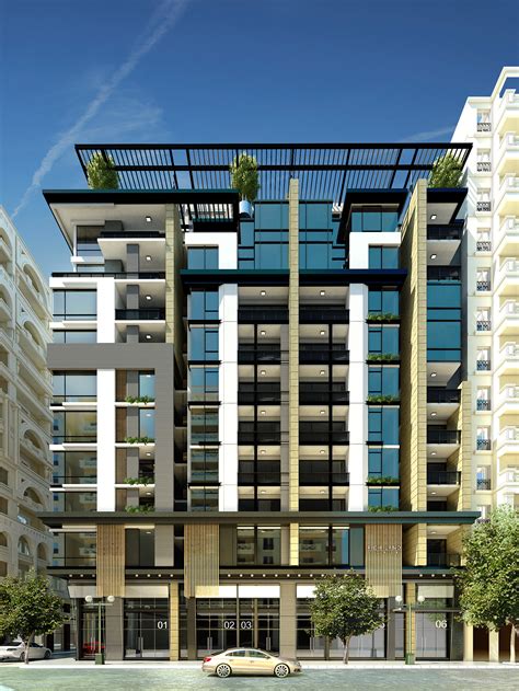Apartment Building Alexandria On Behance