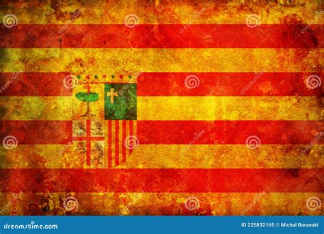Symbol Of Aragon Stock Illustration Illustration Of Flag 225832165