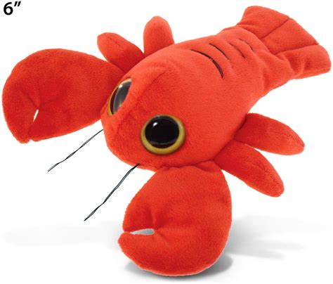 Puzzled Red Lobster Cute Plush Toy Big Eyes Stuffed Animal Baby Plush