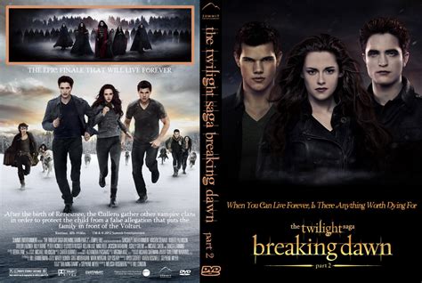 Twilight Saga Breaking Dawn Part 2 Movie Dvd Custom Covers
