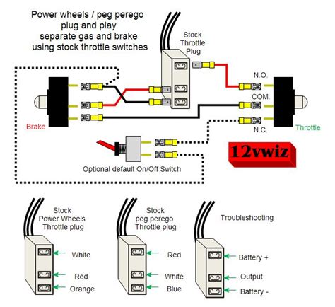 Power Wheels Foot Switch Wiring