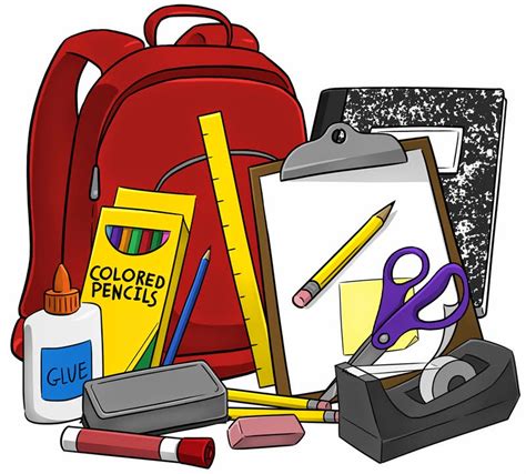 School Things Clipart 7 Clipart Station