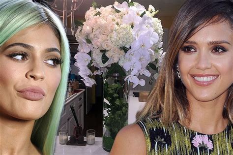 Kylie Jenner Gives Actress Jessica Alba Flowers After Her Bodyguard Shoved Her Every Hour Naija