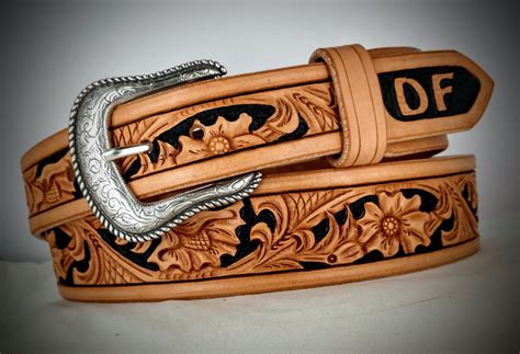 Custom Hand Tooled Leather Belts