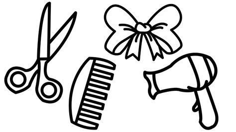 Hair Accessories Drawing And Coloring Pages Learn Drawing And Painting