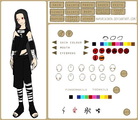 MY OC TALIA (Naruto character creator) by FANSILVER on DeviantArt