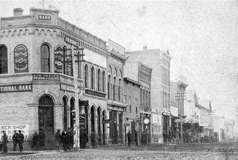 Front Street In The 1880s Fargo History