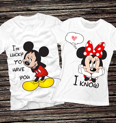True Love Disney Matching Shirts Minnie And Mickey Couples Etsy