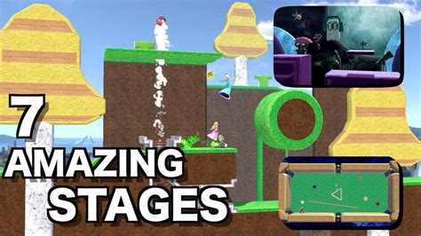 Amazing Custom Stages In Super Smash Bros Ultimate With Character