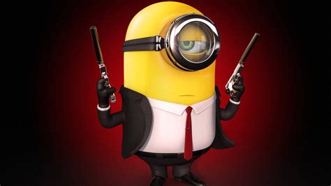 Download Minion As John Wick Hollywood Movie Wallpaper