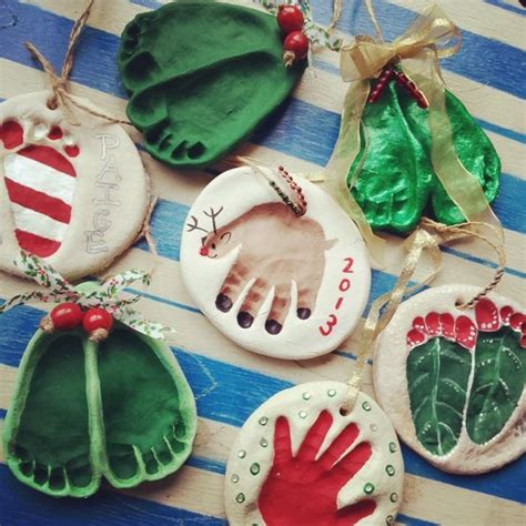 Handprint Ornaments Baby Christmas Crafts Christmas Crafts For Kids