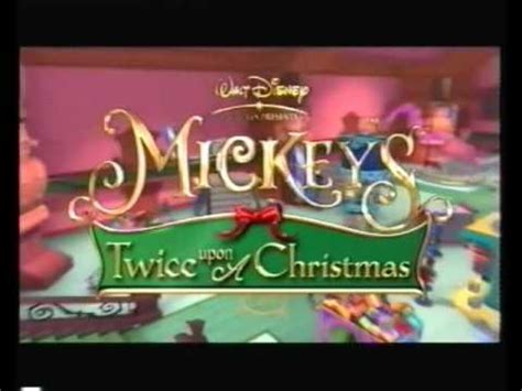 Disney S Mickey S Twice Upon A Christmas Trailer Vhs Capture