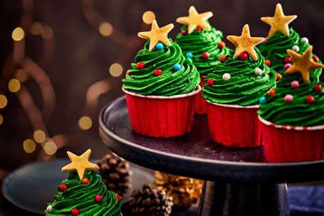 1 Set Of Christmas Party Favors Cupcake Picks 品質満点