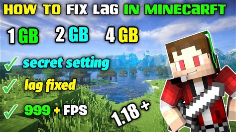 How To Fix Lag In Minecraft 1gb 2gb Ram Mobile Fps Boost