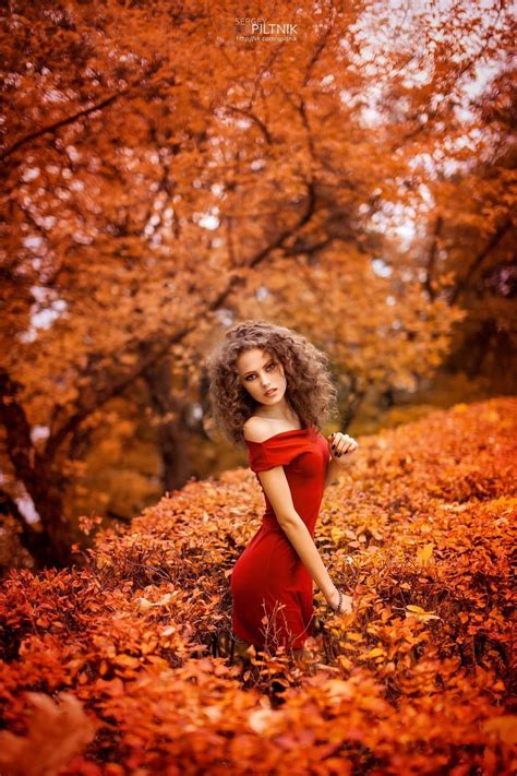 Beauty Girl Autumn Photography Fall Photoshoot Fall Portraits