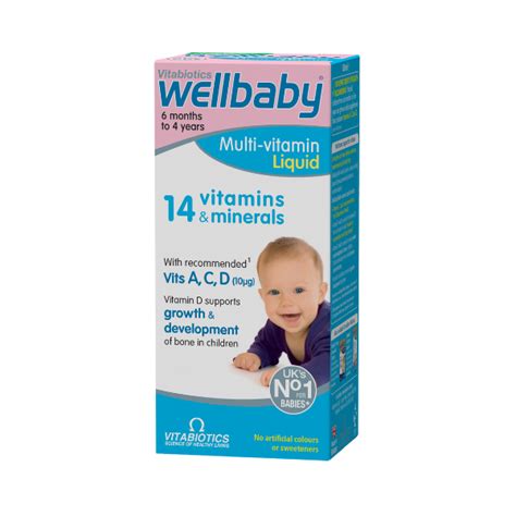 Vitabiotics Wellbaby Multi Vitamin Liquid 150 Ml Baby Multivitamin In