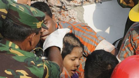 Woman Rescued From Rubble Days After Bangladesh Factory Collapse