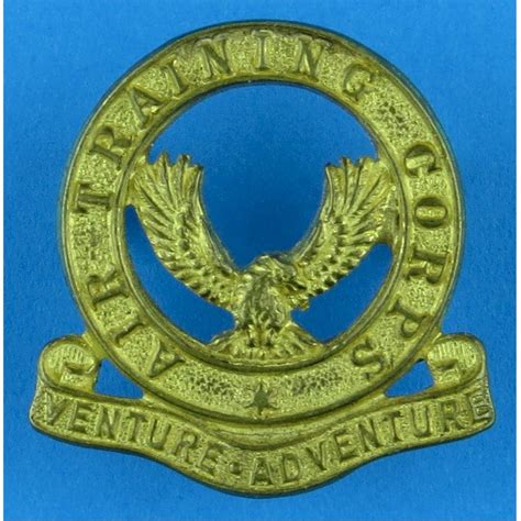 Air Training Corps Officers Collar Badge Old Type Cadet Or Training