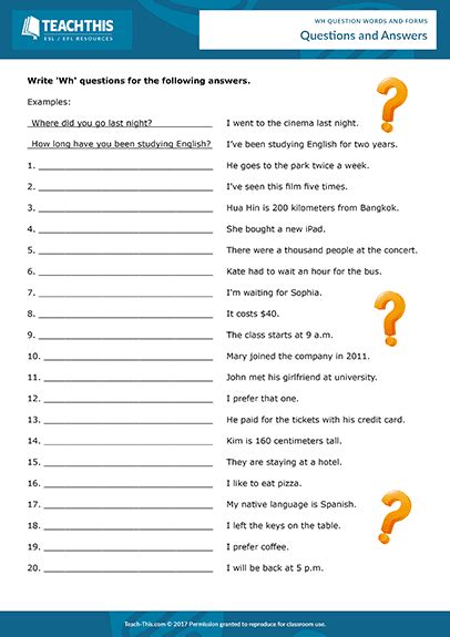 5w Questions Worksheet Msrodriguezs Blog Five W Questions Who What