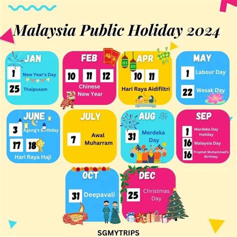Malaysia Public Holiday 2024 Johor Lena Shayla