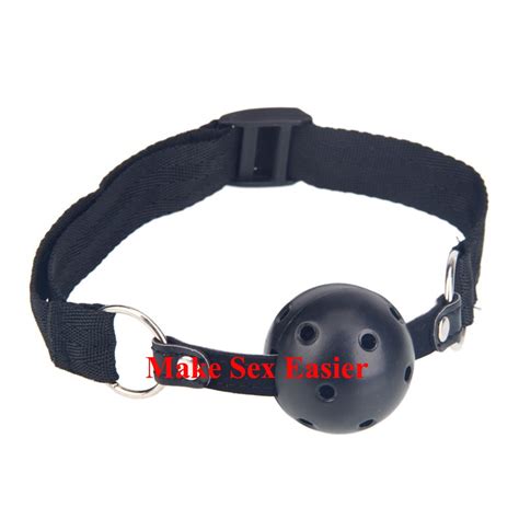 Solid Mouth Ball Gag Mouth Stuffed Black Slave Mouth Gag Sex Toys For Couple Fetish Harnesses