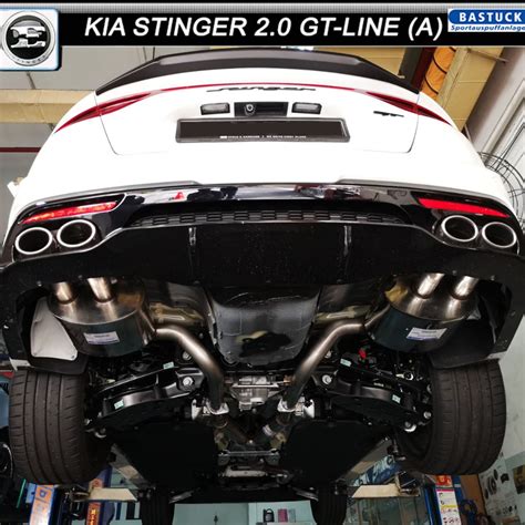 Kia Stinger 20 Gt Line Bastuck Catback Exhaust System Car