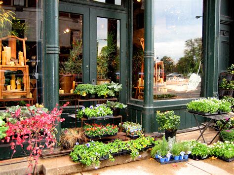 Storefront With Plants Flower Shop Storefront With Plants Flickr