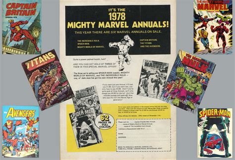 The British Marvel Annuals 75 ~ 78 A Pictorial Flashback