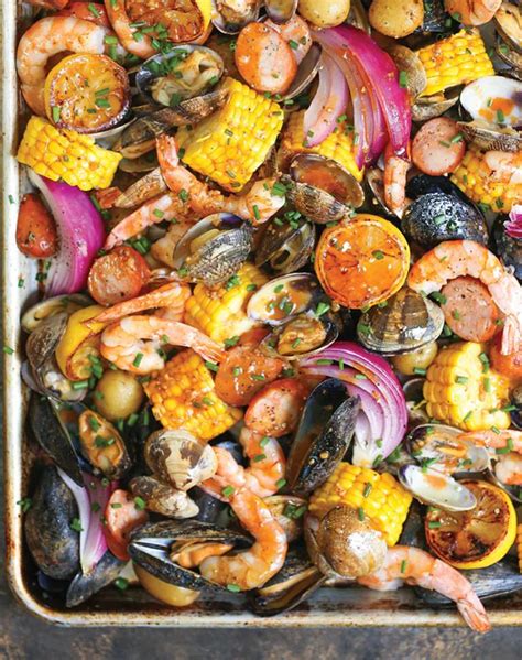 Plan on 1 pound of clams per person. Sheet Pan Clam Bake | Recipe | Quick seafood recipes, Clam ...