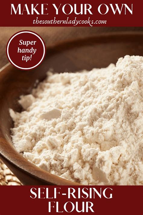 Can you use self raising flour to make bread? Easy tip on how to make your own self-rising flour to use in recipes if you run out. #recipes # ...