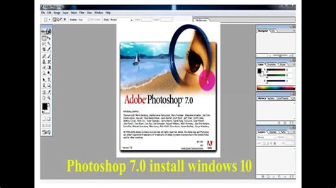 how to install adobe photoshop 7 0 in windows। bangla new tutorial 2022 youtube