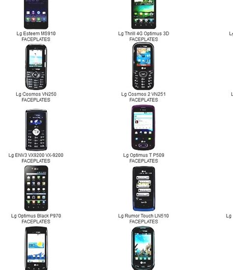 List Of Lg Mobile Phones Lg Phone Models