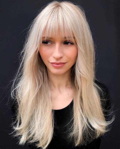 50 Prettiest Long Layered Haircuts With Bangs For 2022 Hair Adviser