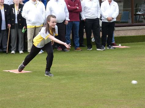 Forres Bowling Club Open New Season With President Dean Dobbs Team
