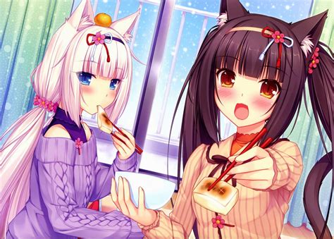 Chocolat Neko Para Anime Girls Neko Works Animal Ears Nekomimi