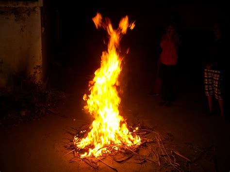 Ancient India Bhogi The Festival Of Bonfire