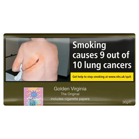 Golden Virginia The Original Tobacco And Cigarettes Papers 30g Tesco