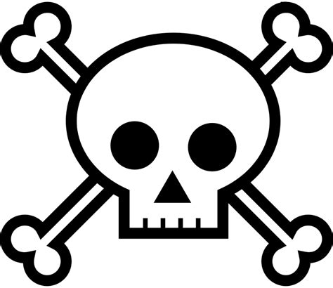Free Clipart Skull And Crossbones Deartheophilus