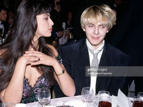 Nick Rhodes Of Duran Duran With His Wife Julie Anne Friedman Circa